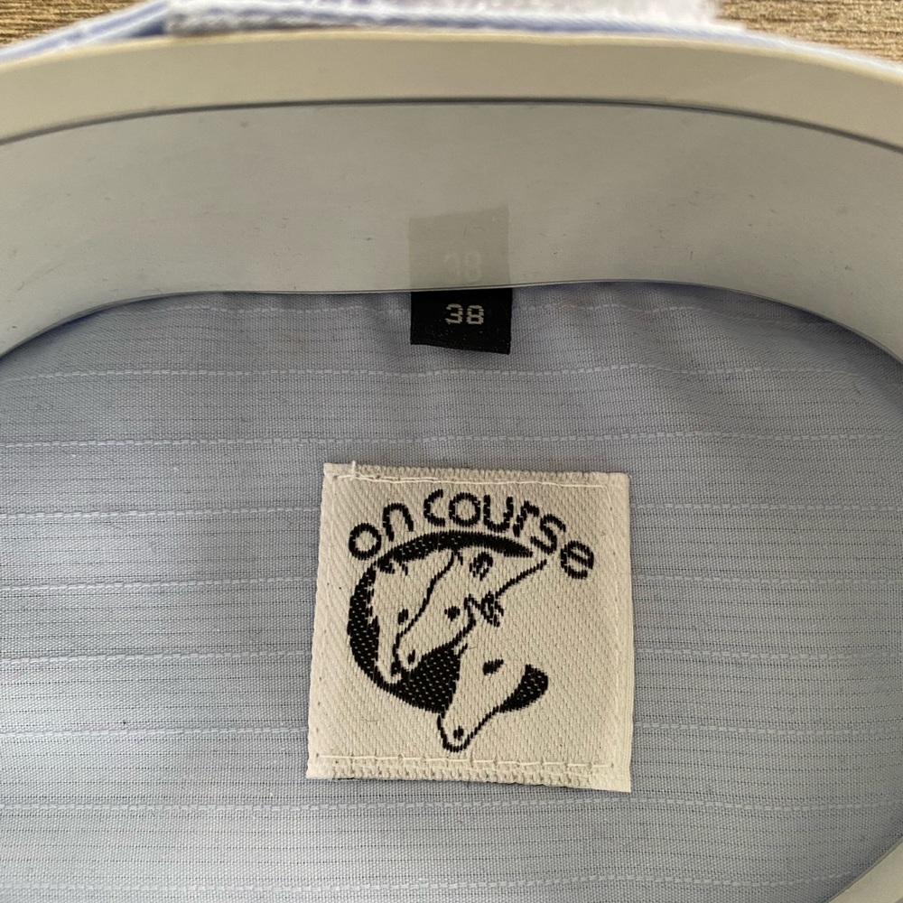 Ladies Show Shirt, Size L, light blue, NEW - Picture 3 of 7